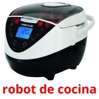 robot de cocina Tarjetas didacticas