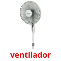 ventilador cartões com imagens