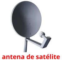 antena de satélite cartes flash