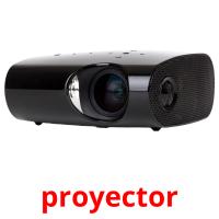 proyector picture flashcards