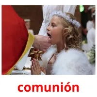 comunión flashcards illustrate