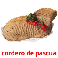 cordero de pascua flashcards illustrate