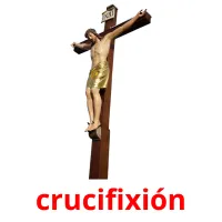 crucifixión flashcards illustrate