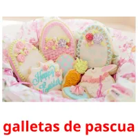 galletas de pascua flashcards illustrate