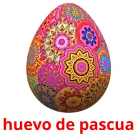 huevo de pascua flashcards illustrate