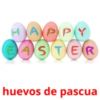 huevos de pascua flashcards illustrate