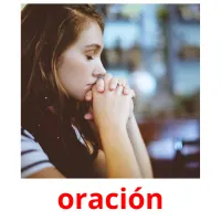 oración flashcards illustrate