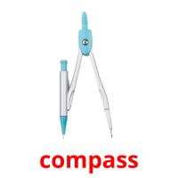 compass picture flashcards