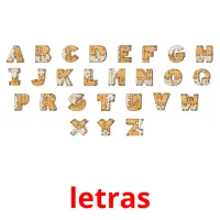 letras Tarjetas didacticas