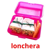 lonchera Tarjetas didacticas