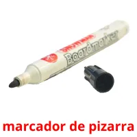 marcador de pizarra Tarjetas didacticas