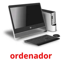 ordenador cartões com imagens