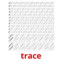 trace Tarjetas didacticas