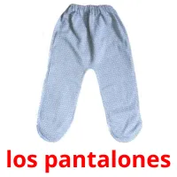 los pantalones Tarjetas didacticas