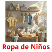 Ropa de Niños Tarjetas didacticas