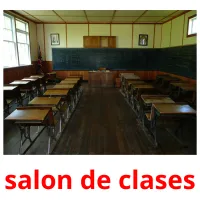 salon de clases Tarjetas didacticas