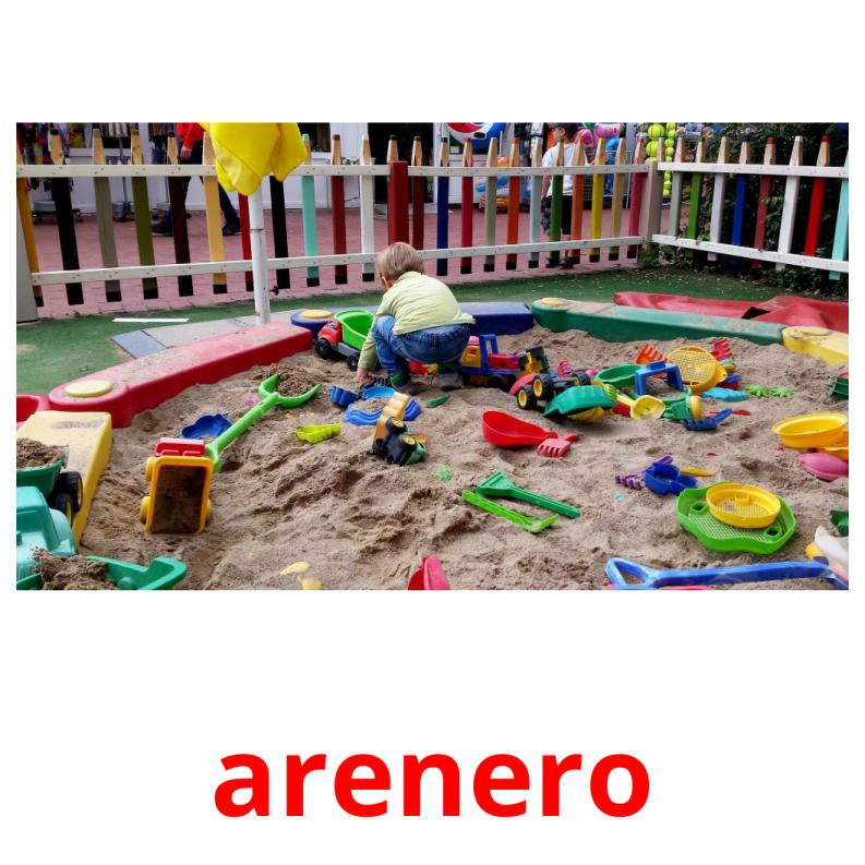 arenero picture flashcards