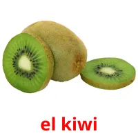 el kiwi Tarjetas didacticas