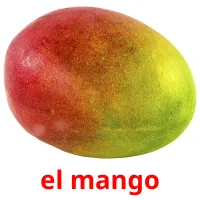 el mango Tarjetas didacticas