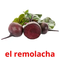 el remolacha picture flashcards