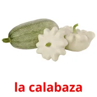 la calabaza Tarjetas didacticas