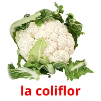 la coliflor picture flashcards