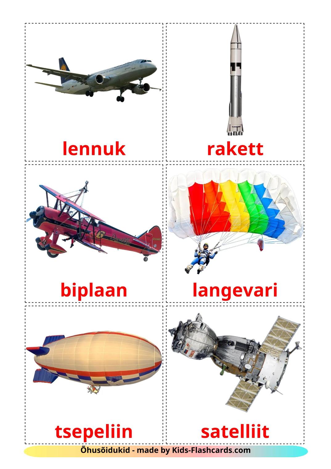 Lucht - 14 gratis printbare estlandse kaarten