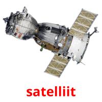 satelliit flashcards illustrate