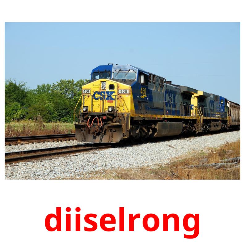 diiselrong flashcards illustrate