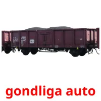 gondliga auto ansichtkaarten