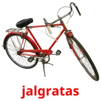 jalgratas Tarjetas didacticas