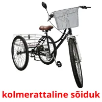 kolmerattaline sõiduk Tarjetas didacticas
