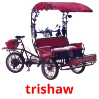 trishaw Tarjetas didacticas
