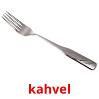 kahvel cartões com imagens