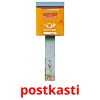 postkasti Bildkarteikarten