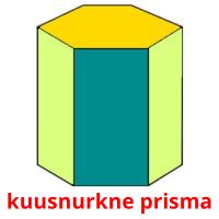 kuusnurkne prisma card for translate