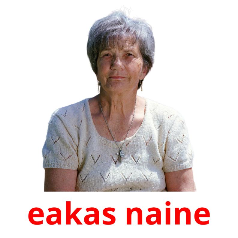 eakas naine picture flashcards