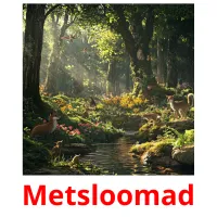 Metsloomad cartões com imagens