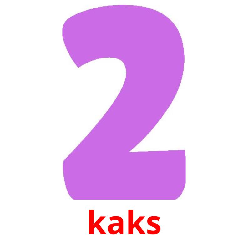 kaks picture flashcards