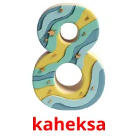 kaheksa picture flashcards