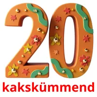 kakskümmend picture flashcards