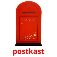 postkast picture flashcards