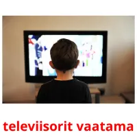 televiisorit vaatama ansichtkaarten