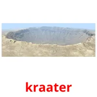 kraater ansichtkaarten