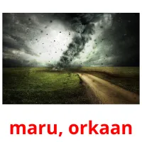 maru, orkaan ansichtkaarten