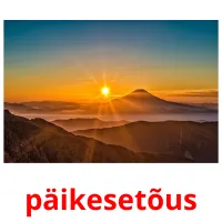 päikesetõus ansichtkaarten