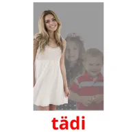 tädi picture flashcards