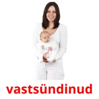 vastsündinud picture flashcards