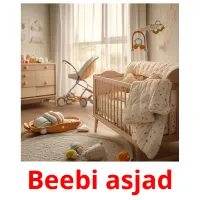 Beebi asjad ansichtkaarten