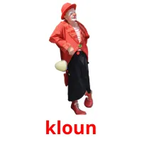 kloun picture flashcards